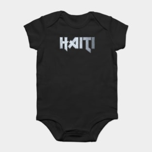 Heavy metal Haiti Baby Bodysuit